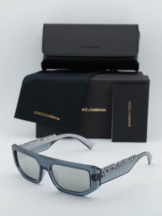 Dolce & Gabbana DG6203 32556G Rectangle Sunglasses - Grey main image 6